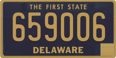 DE license plate 659006
