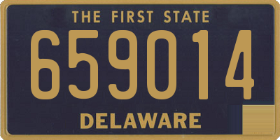 DE license plate 659014