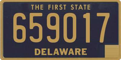 DE license plate 659017