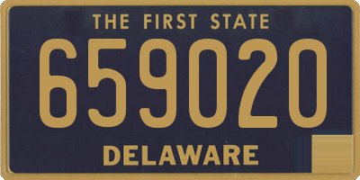 DE license plate 659020