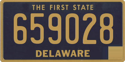 DE license plate 659028