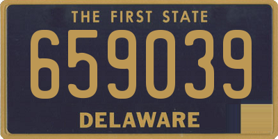 DE license plate 659039