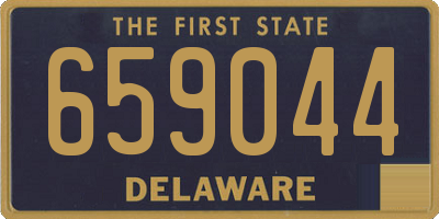 DE license plate 659044