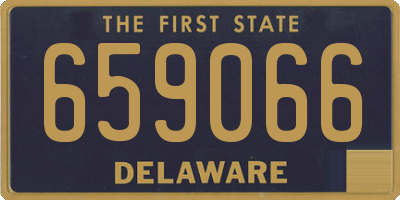 DE license plate 659066