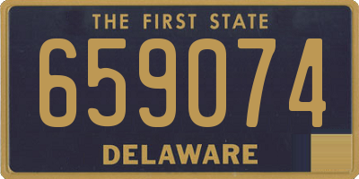 DE license plate 659074