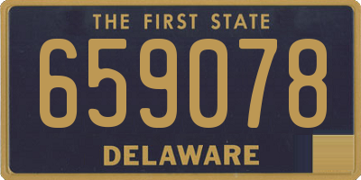 DE license plate 659078
