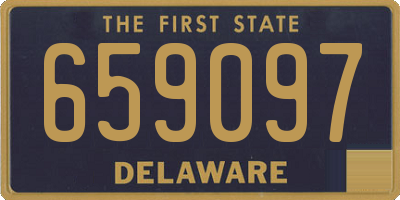 DE license plate 659097