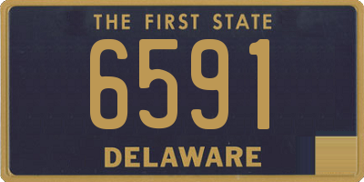 DE license plate 6591
