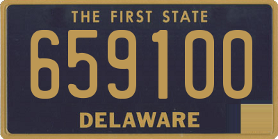 DE license plate 659100