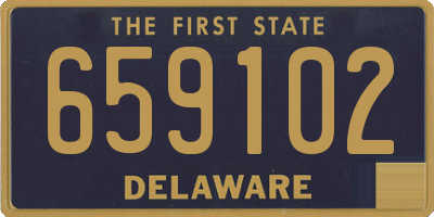 DE license plate 659102