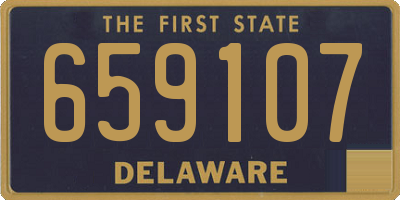 DE license plate 659107