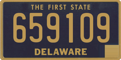 DE license plate 659109