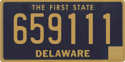DE license plate 659111