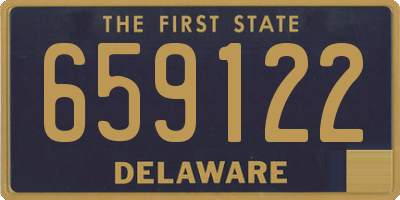 DE license plate 659122