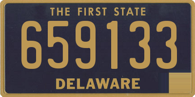 DE license plate 659133