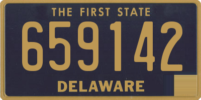 DE license plate 659142