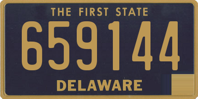 DE license plate 659144