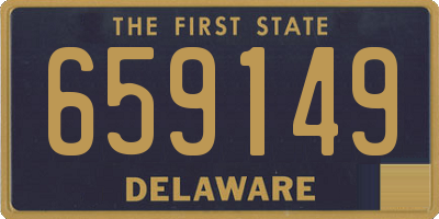 DE license plate 659149