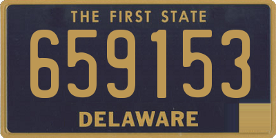DE license plate 659153