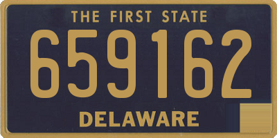 DE license plate 659162