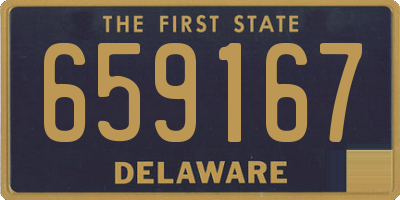 DE license plate 659167