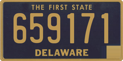 DE license plate 659171