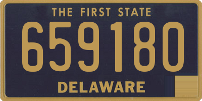 DE license plate 659180