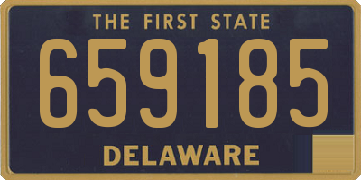 DE license plate 659185