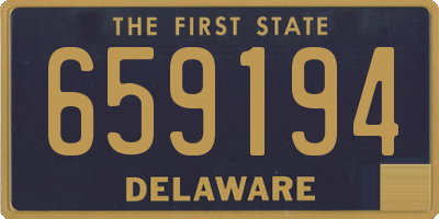 DE license plate 659194