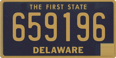 DE license plate 659196