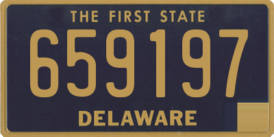 DE license plate 659197