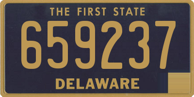 DE license plate 659237