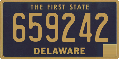 DE license plate 659242