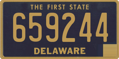 DE license plate 659244