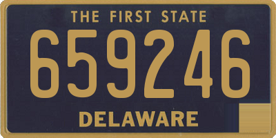 DE license plate 659246