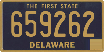 DE license plate 659262