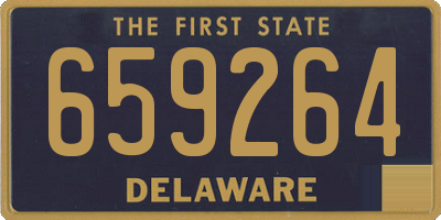 DE license plate 659264