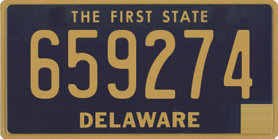 DE license plate 659274