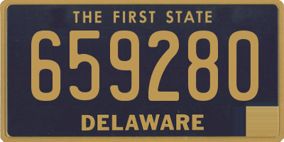 DE license plate 659280