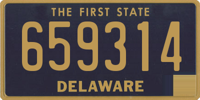 DE license plate 659314