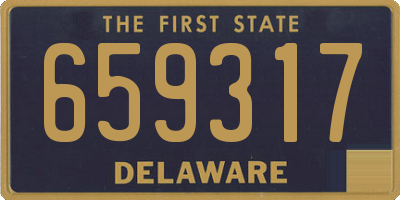 DE license plate 659317