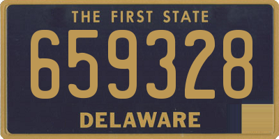 DE license plate 659328