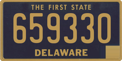 DE license plate 659330