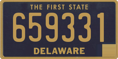 DE license plate 659331