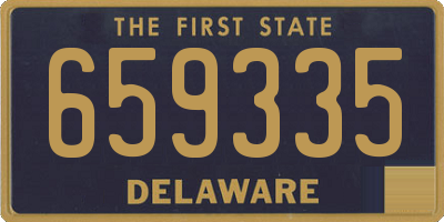 DE license plate 659335