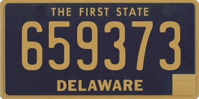 DE license plate 659373