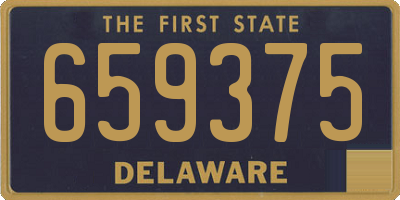 DE license plate 659375