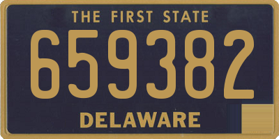 DE license plate 659382