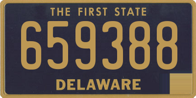 DE license plate 659388