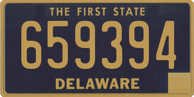 DE license plate 659394